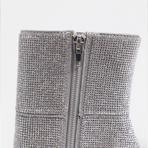 Winona Stiletto Rhinestone Ankle Boots - Picture 5 of 11